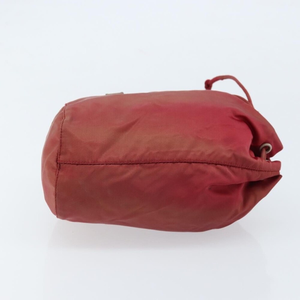 Prada Nylon Drawstring Pouch Red - Picture 3 of 11